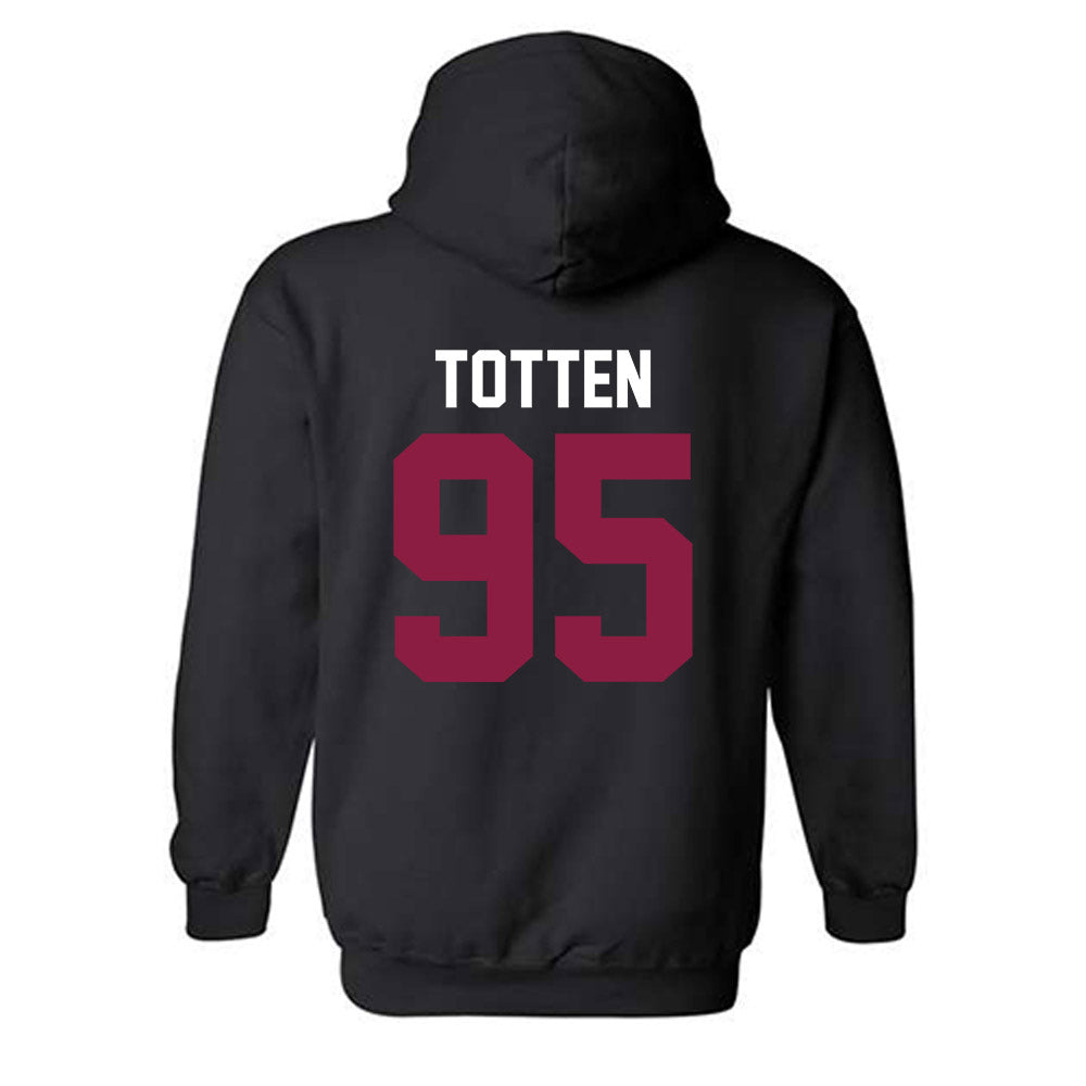 Virginia Tech - NCAA Football : Nathan Totten - Classic Fashion Shersey Hooded Sweatshirt-1