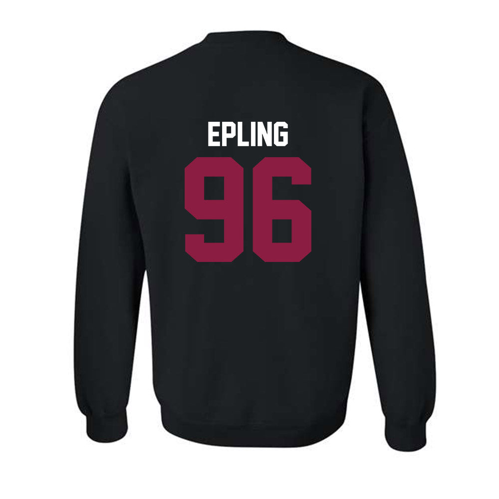 Virginia Tech - NCAA Football : Christian Epling - Classic Fashion Shersey Crewneck Sweatshirt-1
