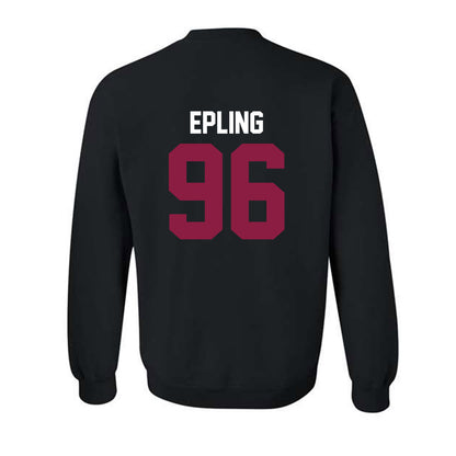 Virginia Tech - NCAA Football : Christian Epling - Classic Fashion Shersey Crewneck Sweatshirt-1