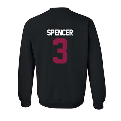Virginia Tech - NCAA Football : Kaleb Spencer - Classic Fashion Shersey Crewneck Sweatshirt-1