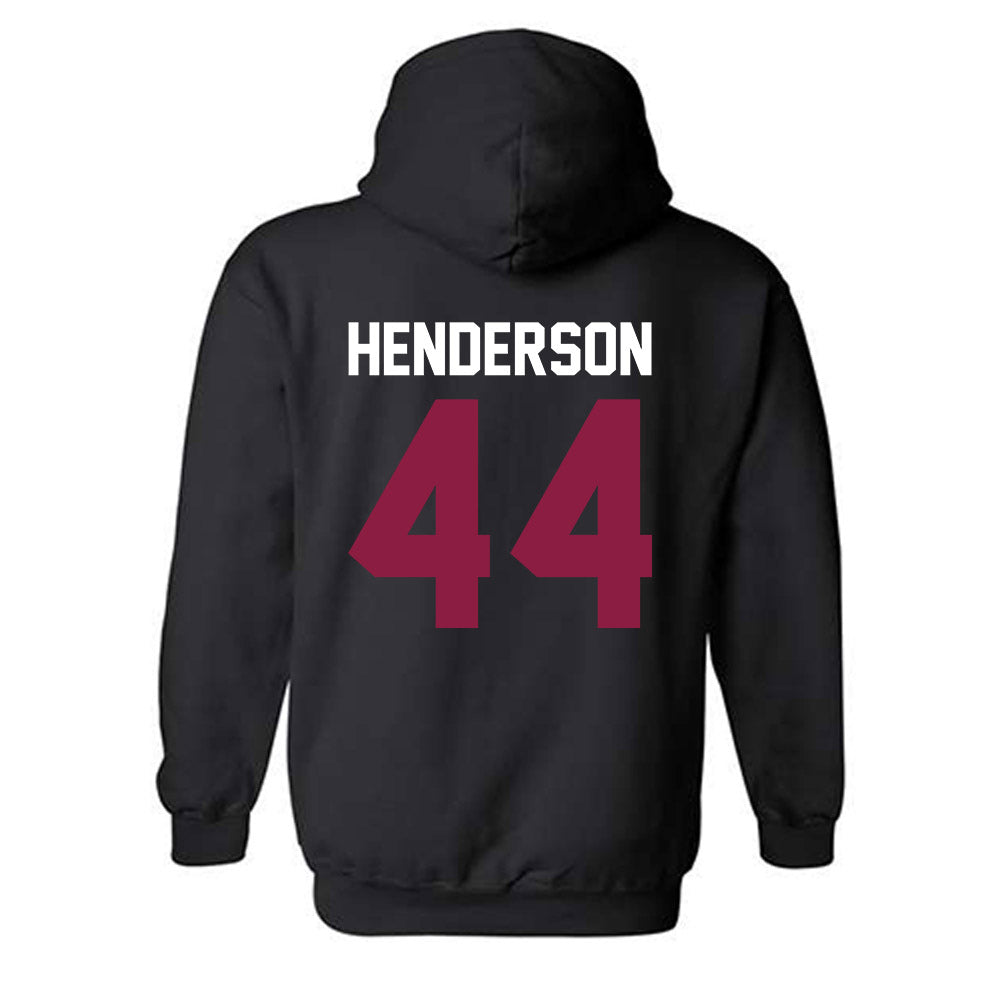 Virginia Tech - NCAA Football : Matt Henderson - Classic Fashion Shersey Hooded Sweatshirt-1