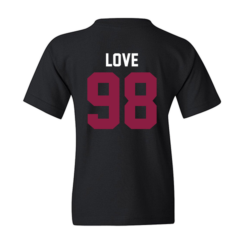 Virginia Tech - NCAA Football : Will Love - Classic Fashion Shersey Youth T-Shirt-1
