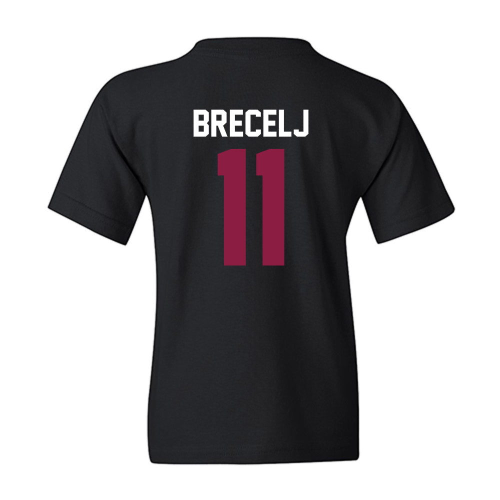 Virginia Tech - NCAA Women's Basketball : Spela Brecelj - Classic Fashion Shersey Youth T-Shirt-1