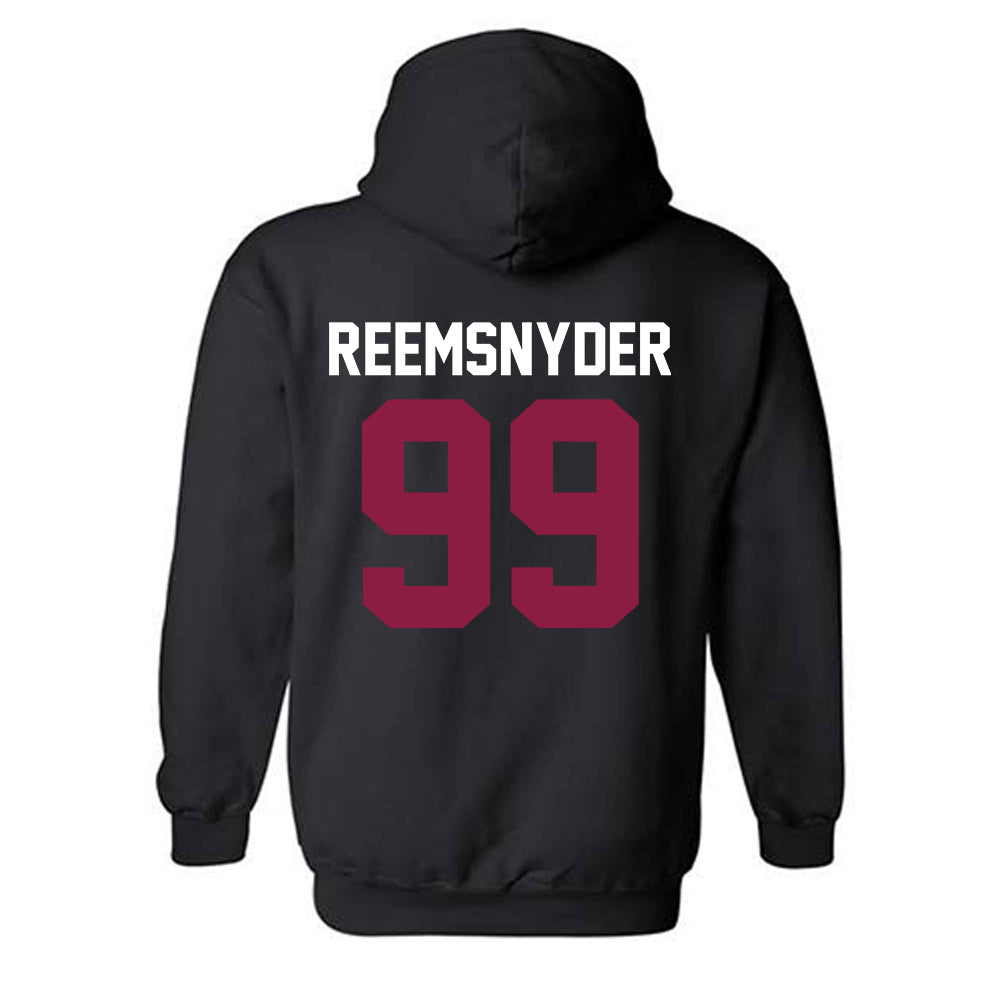 Virginia Tech - NCAA Football : Cole Reemsnyder - Classic Fashion Shersey Hooded Sweatshirt-1