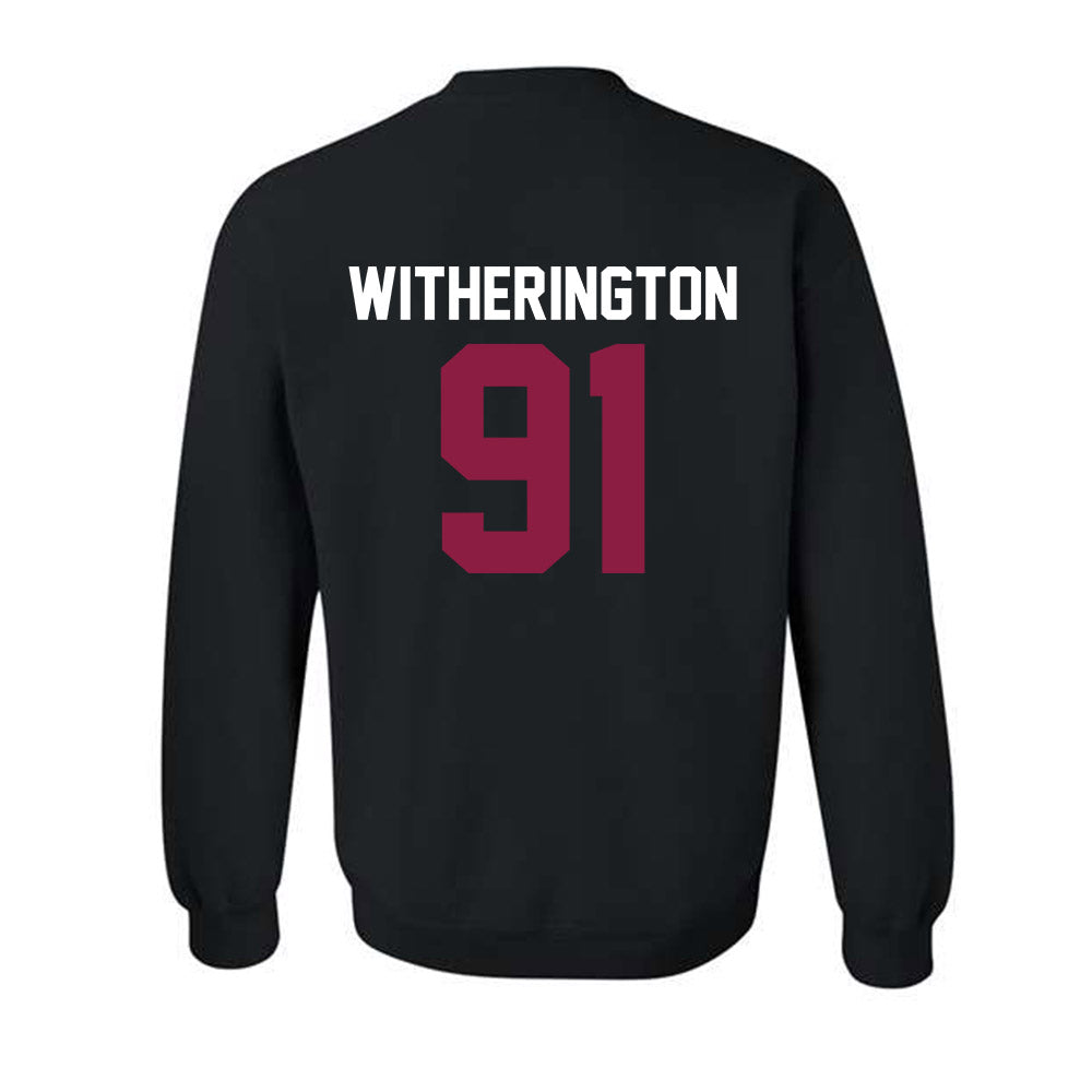 Virginia Tech - NCAA Football : Garrett Witherington - Classic Fashion Shersey Crewneck Sweatshirt-1