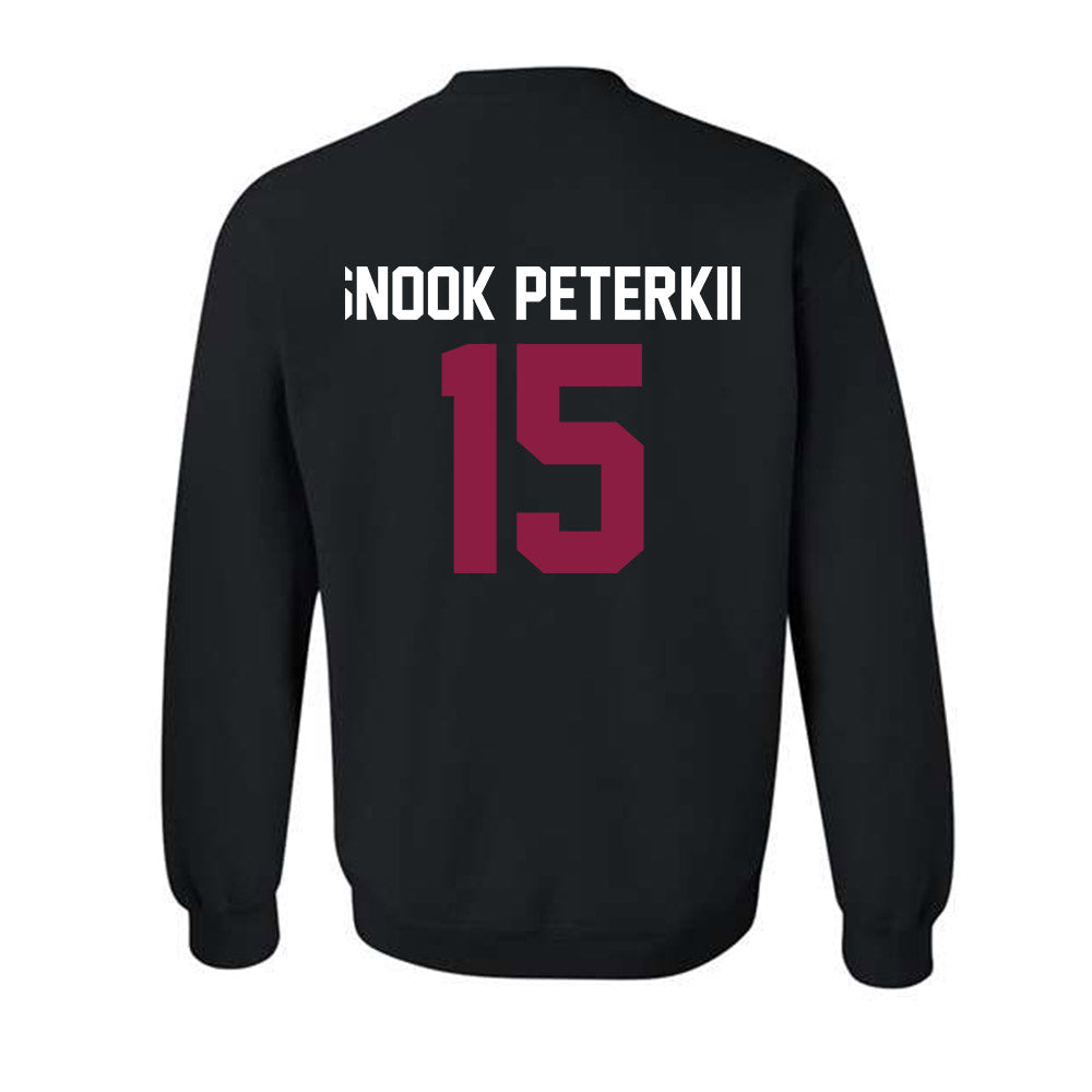 Virginia Tech - NCAA Football : Shamarius "Snook" Peterkin - Classic Fashion Shersey Crewneck Sweatshirt-1