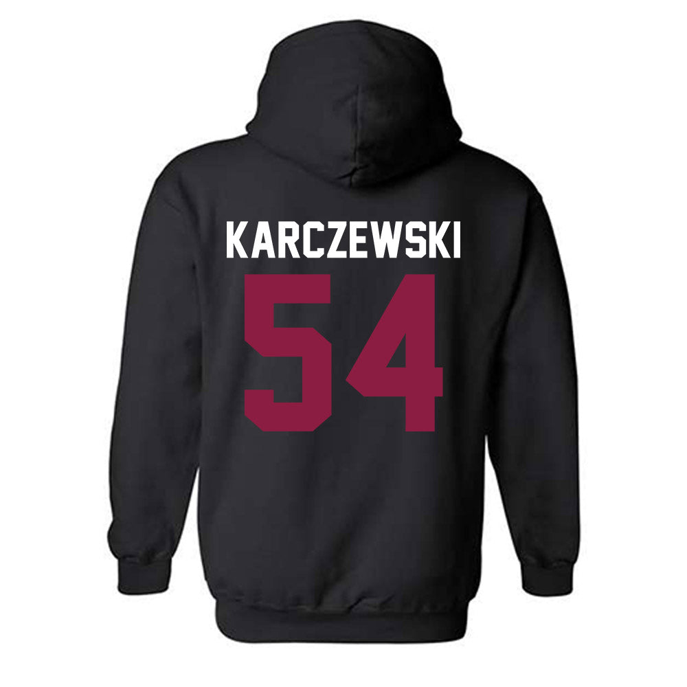Virginia Tech - NCAA Football : Grant Karczewski - Classic Fashion Shersey Hooded Sweatshirt-1