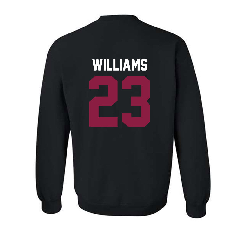 Virginia Tech - NCAA Football : Thomas Williams - Classic Fashion Shersey Crewneck Sweatshirt-1