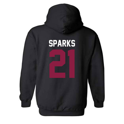 Virginia Tech - NCAA Football : Cam Sparks - Classic Fashion Shersey Hooded Sweatshirt-1
