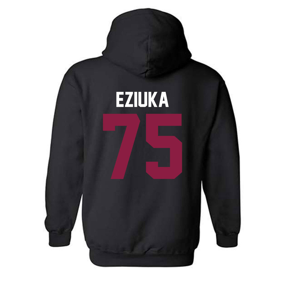 Virginia Tech - NCAA Football : Benjamin Eziuka - Classic Fashion Shersey Hooded Sweatshirt-1