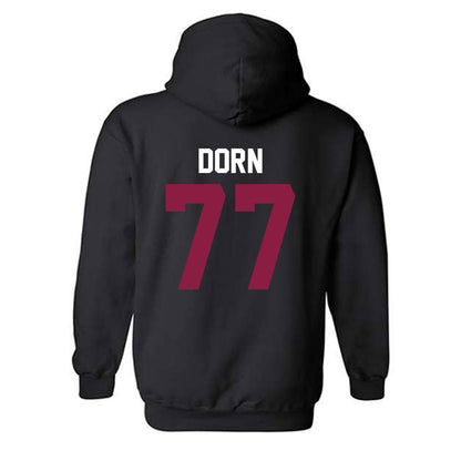 Virginia Tech - NCAA Men's Basketball : Antonio Dorn - Classic Fashion Shersey Hooded Sweatshirt-1