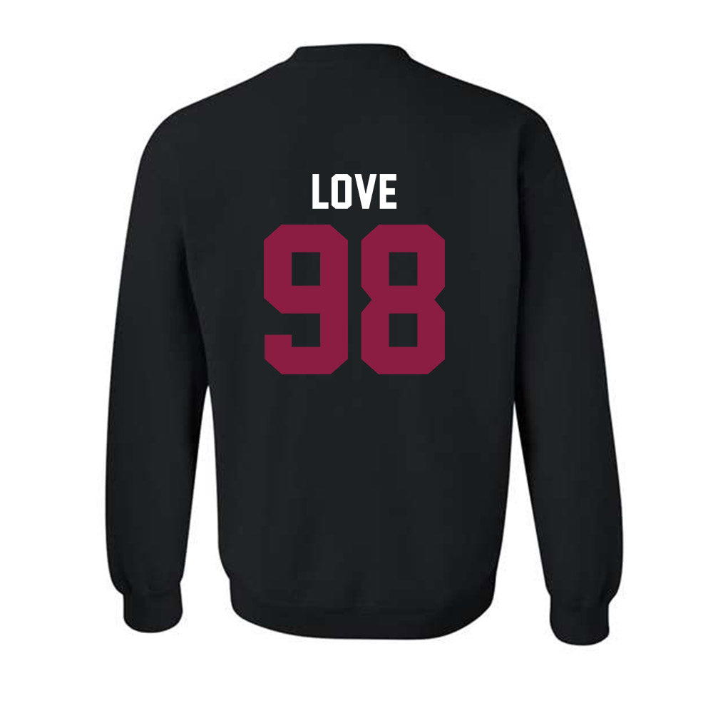 Virginia Tech - NCAA Football : Will Love - Classic Fashion Shersey Crewneck Sweatshirt-1