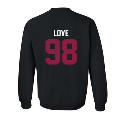 Virginia Tech - NCAA Football : Will Love - Classic Fashion Shersey Crewneck Sweatshirt-1