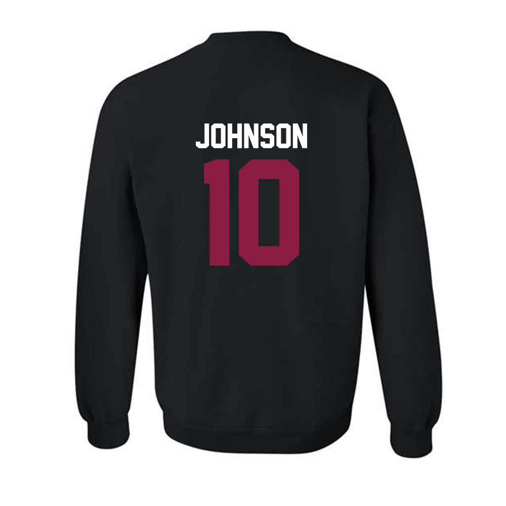 Virginia Tech - NCAA Men's Basketball : Tyler Johnson - Classic Fashion Shersey Crewneck Sweatshirt-1