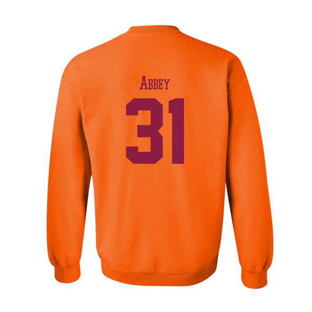 Virginia Tech - NCAA Football : Jason Abbey - Classic Fashion Shersey Crewneck Sweatshirt-1