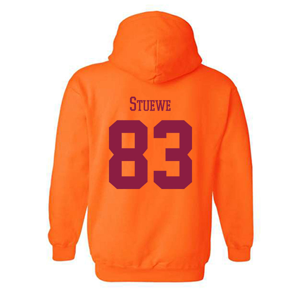 Virginia Tech - NCAA Football : Luke Stuewe - Classic Fashion Shersey Hooded Sweatshirt-1