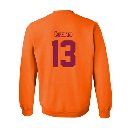 Virginia Tech - NCAA Football : Kemari Copeland - Classic Fashion Shersey Crewneck Sweatshirt-1