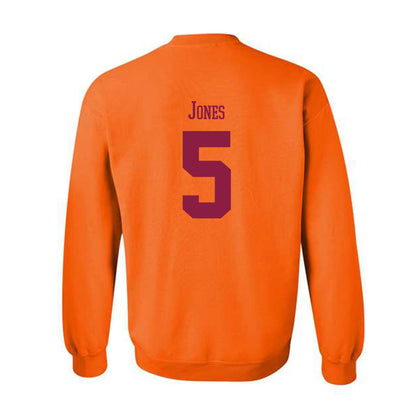 Virginia Tech - NCAA Men's Basketball : SinCere Jones - Classic Fashion Shersey Crewneck Sweatshirt-1