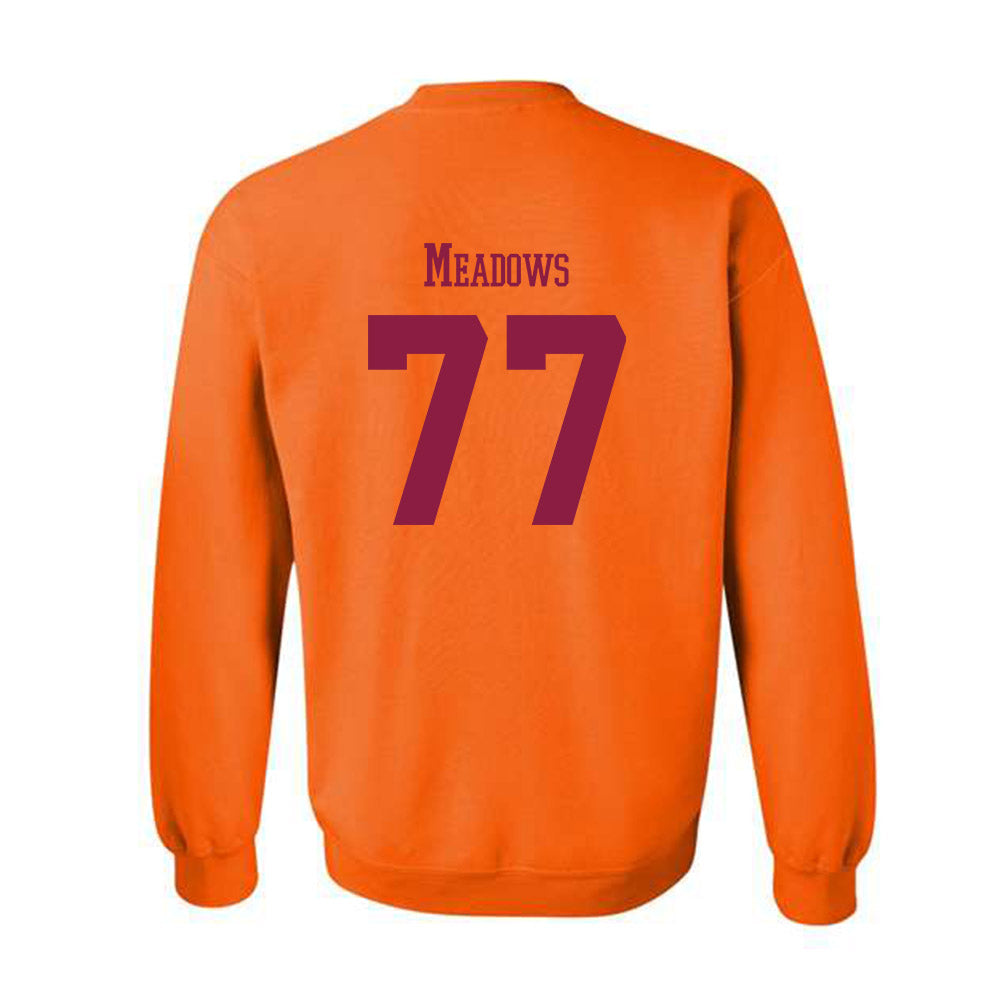 Virginia Tech - NCAA Football : Brody Meadows - Classic Fashion Shersey Crewneck Sweatshirt