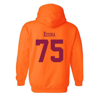 Virginia Tech - NCAA Football : Benjamin Eziuka - Classic Fashion Shersey Hooded Sweatshirt-1