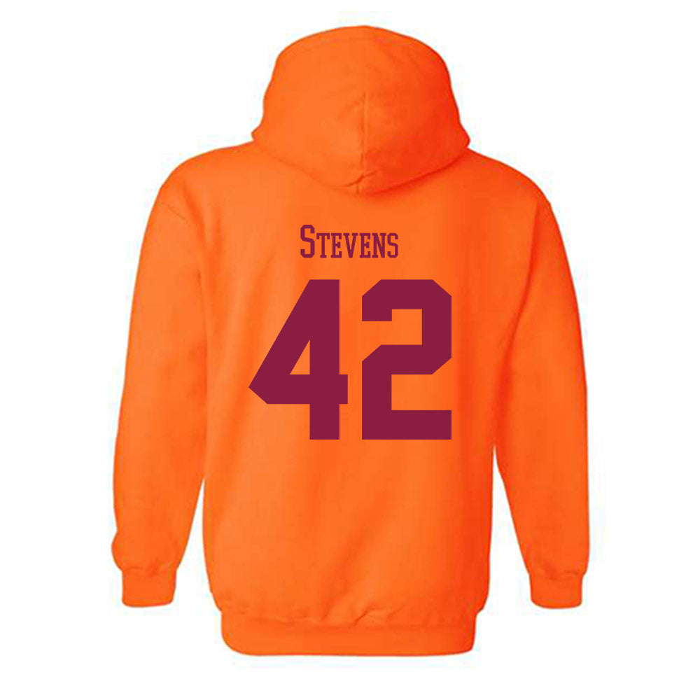 Virginia Tech - NCAA Football : Aycen Stevens - Classic Fashion Shersey Hooded Sweatshirt-1