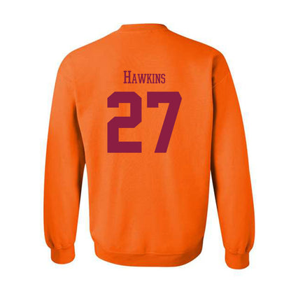 Virginia Tech - NCAA Football : Marcellous Hawkins - Classic Fashion Shersey Crewneck Sweatshirt-1