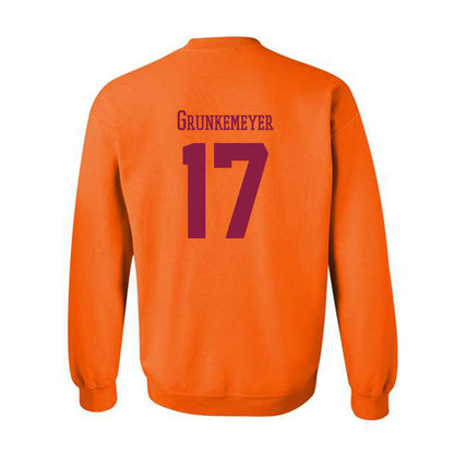 Virginia Tech - NCAA Football : Ethan Grunkemeyer - Classic Fashion Shersey Crewneck Sweatshirt-1