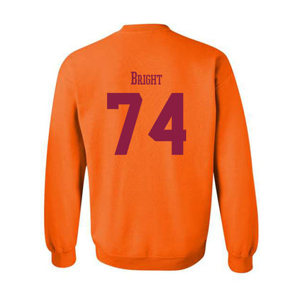 Virginia Tech - NCAA Football : Marlen Bright - Classic Fashion Shersey Crewneck Sweatshirt-1