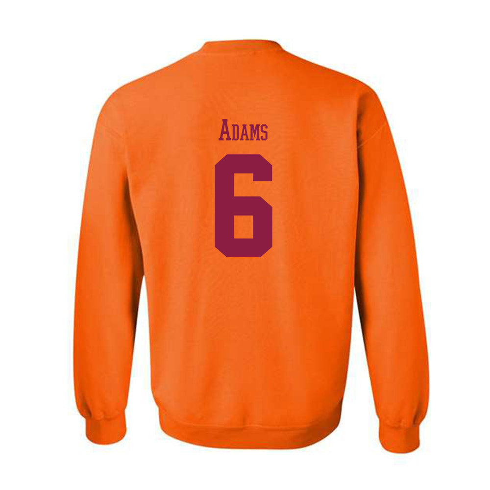 Virginia Tech - NCAA Football : Keylen Adams - Classic Fashion Shersey Crewneck Sweatshirt-1
