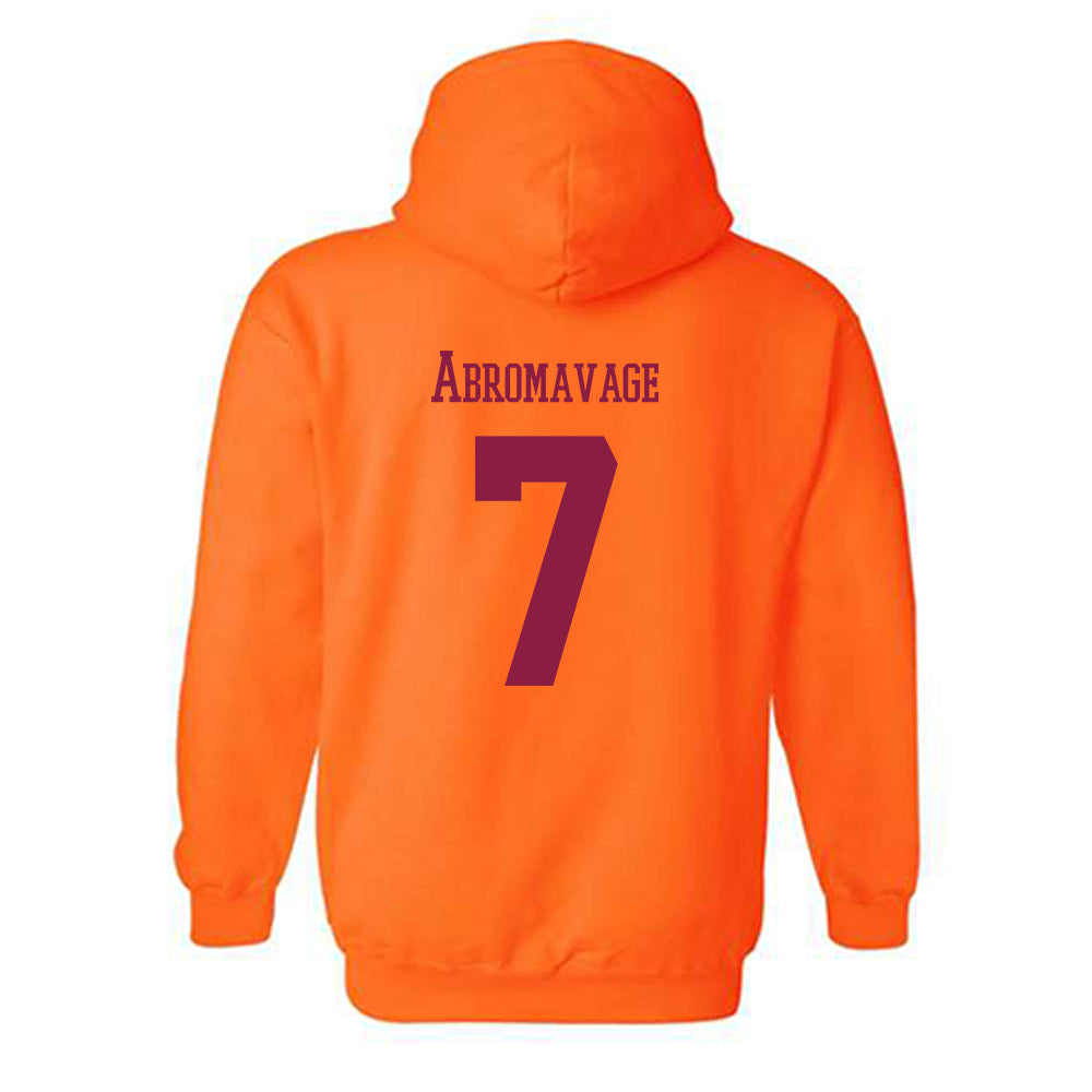 Virginia Tech - NCAA Softball : Nora Abromavage - Classic Fashion Shersey Hooded Sweatshirt-1