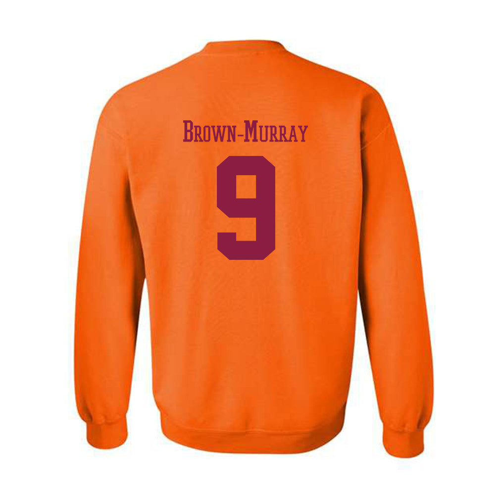 Virginia Tech - NCAA Football : Isaiah Brown-Murray - Classic Fashion Shersey Crewneck Sweatshirt-1