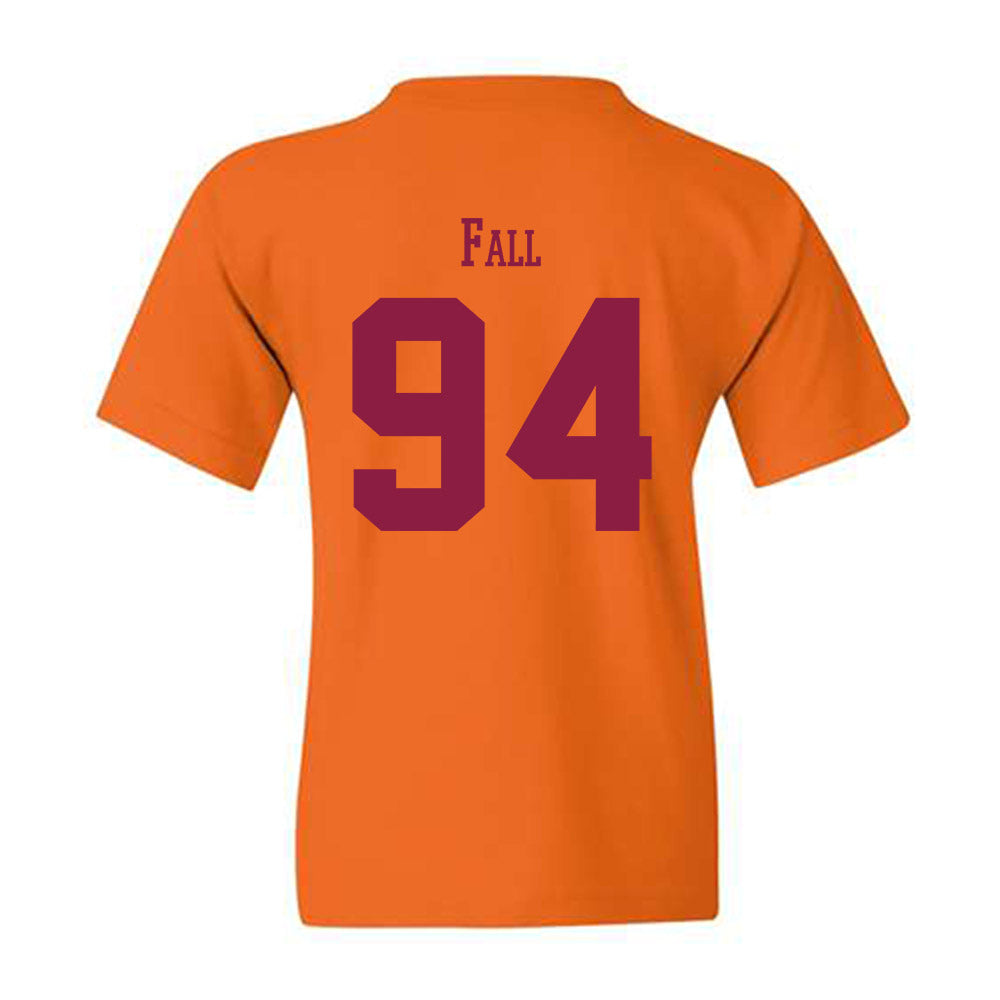 Virginia Tech - NCAA Football : Elhadj Fall - Classic Fashion Shersey Youth T-Shirt-1