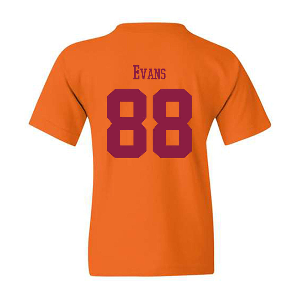 Virginia Tech - NCAA Football : Christian Evans - Classic Fashion Shersey Youth T-Shirt-1