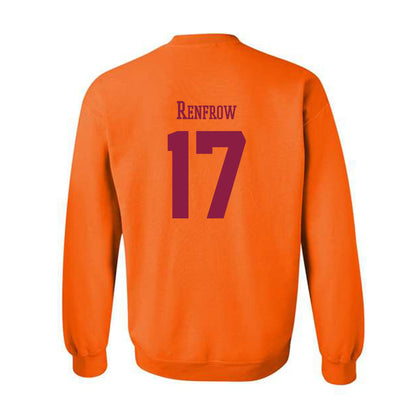 Virginia Tech - NCAA Baseball : Brett Renfrow - Classic Fashion Shersey Crewneck Sweatshirt-1