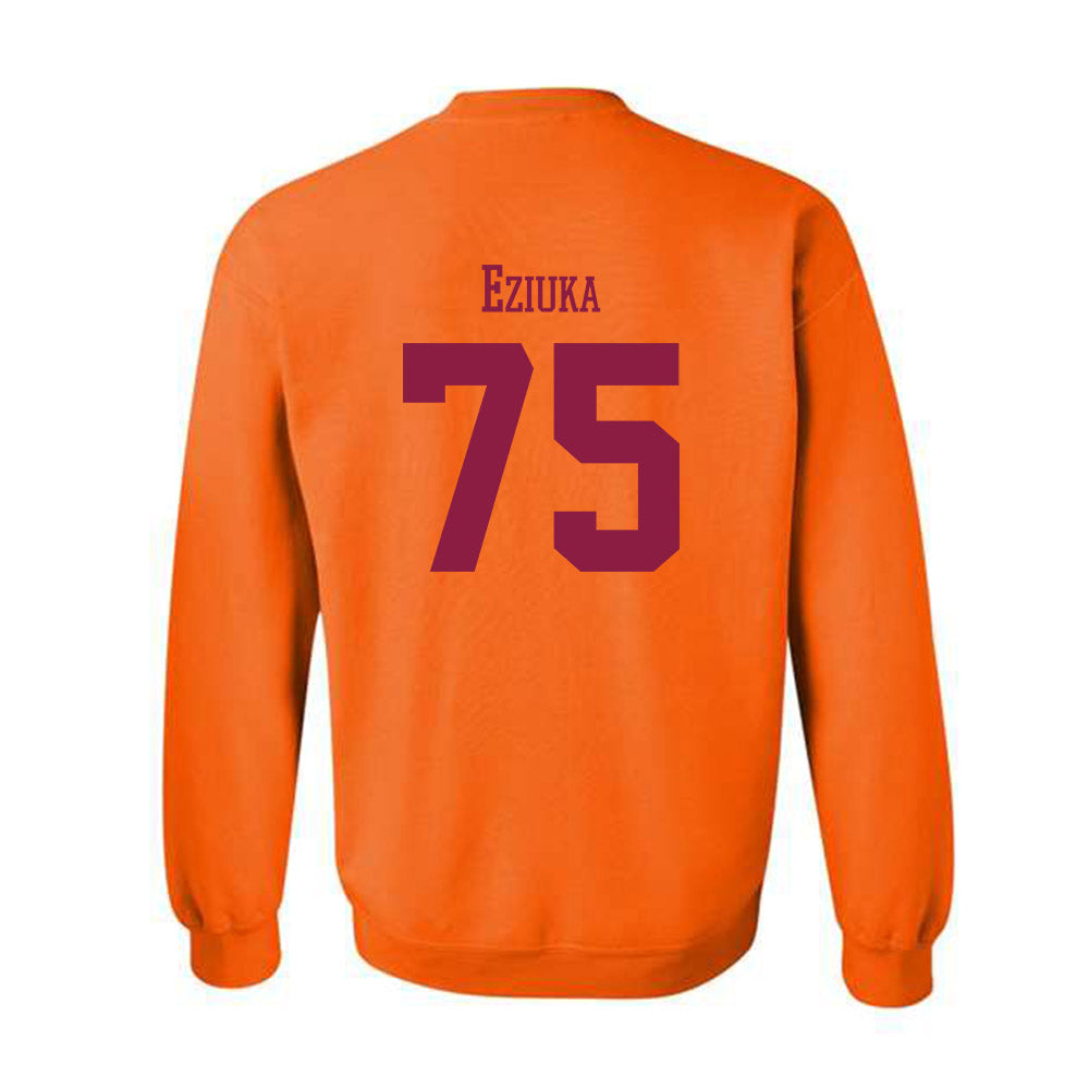 Virginia Tech - NCAA Football : Benjamin Eziuka - Classic Fashion Shersey Crewneck Sweatshirt-1