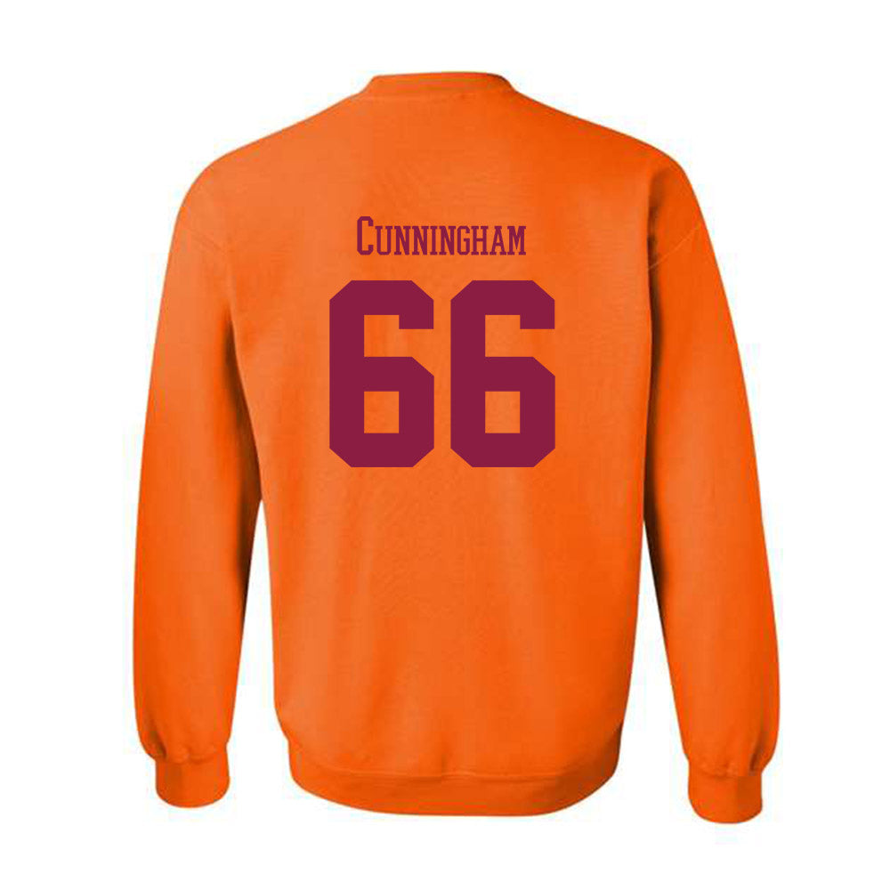 Virginia Tech - NCAA Football : Montavious Cunningham - Classic Fashion Shersey Crewneck Sweatshirt-1