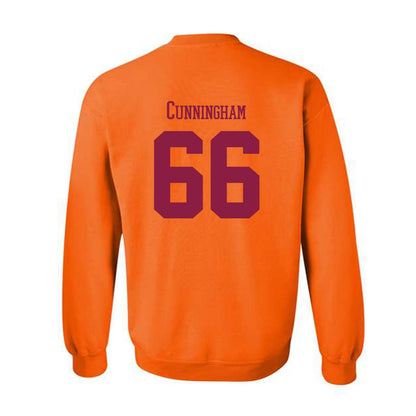Virginia Tech - NCAA Football : Montavious Cunningham - Classic Fashion Shersey Crewneck Sweatshirt-1