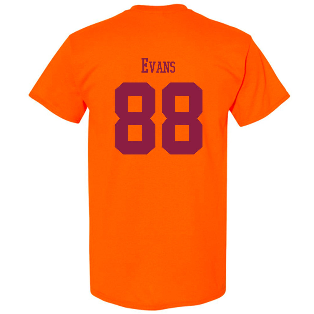 Virginia Tech - NCAA Football : Christian Evans - Classic Fashion Shersey T-Shirt-1