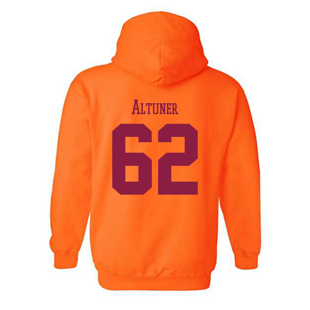Virginia Tech - NCAA Football : Kyle Altuner - Classic Fashion Shersey Hooded Sweatshirt-1