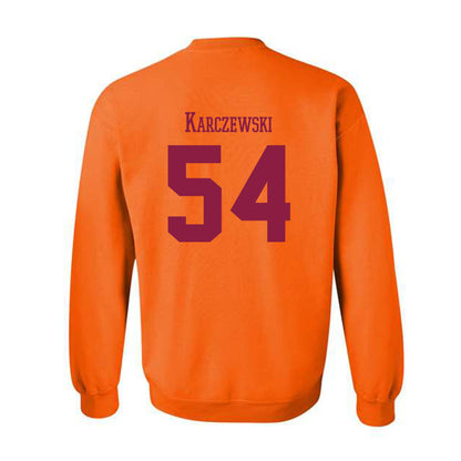 Virginia Tech - NCAA Football : Grant Karczewski - Classic Fashion Shersey Crewneck Sweatshirt-1