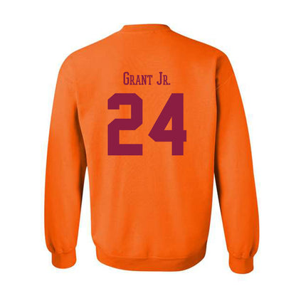 Virginia Tech - NCAA Football : Tyrell Grant Jr. - Classic Fashion Shersey Crewneck Sweatshirt-1