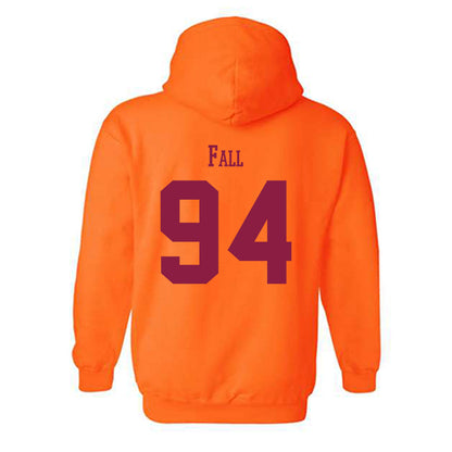 Virginia Tech - NCAA Football : Elhadj Fall - Classic Fashion Shersey Hooded Sweatshirt-1