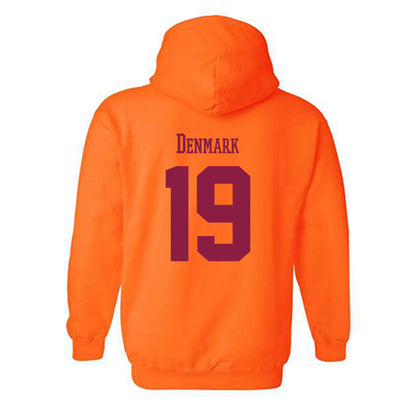Virginia Tech - NCAA Football : Tyseer Denmark - Classic Fashion Shersey Hooded Sweatshirt-1
