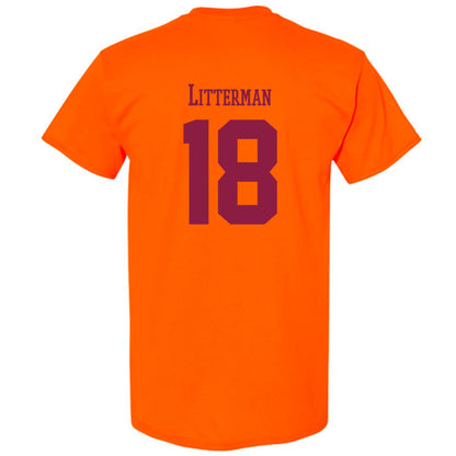 Virginia Tech - NCAA Baseball : Hudson Litterman - Classic Fashion Shersey T-Shirt-1