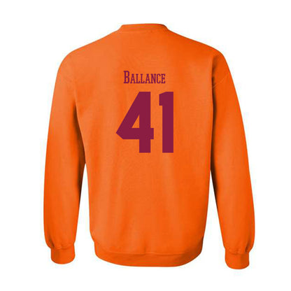Virginia Tech - NCAA Football : George Ballance - Classic Fashion Shersey Crewneck Sweatshirt-1