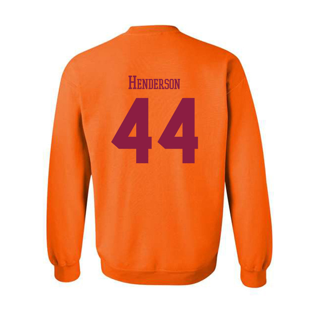 Virginia Tech - NCAA Football : Matt Henderson - Classic Fashion Shersey Crewneck Sweatshirt-1