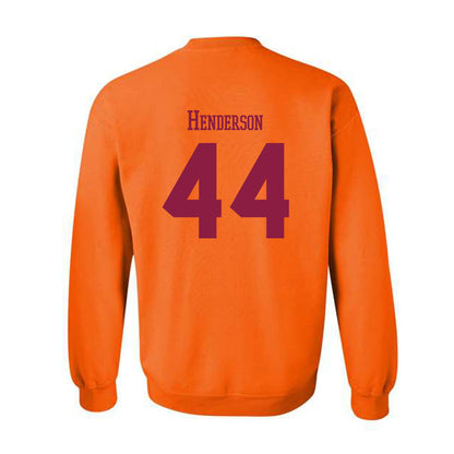 Virginia Tech - NCAA Football : Matt Henderson - Classic Fashion Shersey Crewneck Sweatshirt-1
