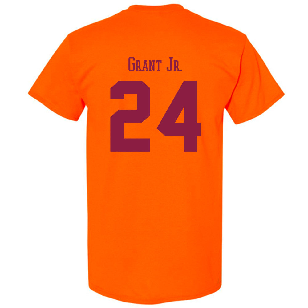 Virginia Tech - NCAA Football : Tyrell Grant Jr. - Classic Fashion Shersey T-Shirt-1