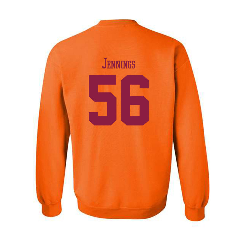 Virginia Tech - NCAA Football : Daniel Jennings - Classic Fashion Shersey Crewneck Sweatshirt-1