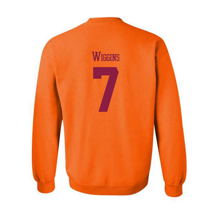 Virginia Tech - NCAA Football : Chanz Wiggins - Classic Fashion Shersey Crewneck Sweatshirt-1
